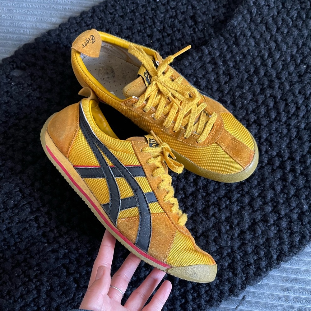 Onitsuka Tiger by Asics Mustard and Black Sneakers